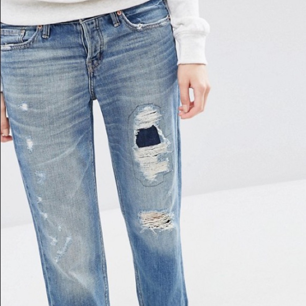 Abercrombie & Fitch boyfriend straight jeans